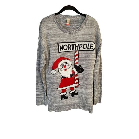 No boundaries women’s ugly Christmas sweater north pole size XL - Picture 1 of 4